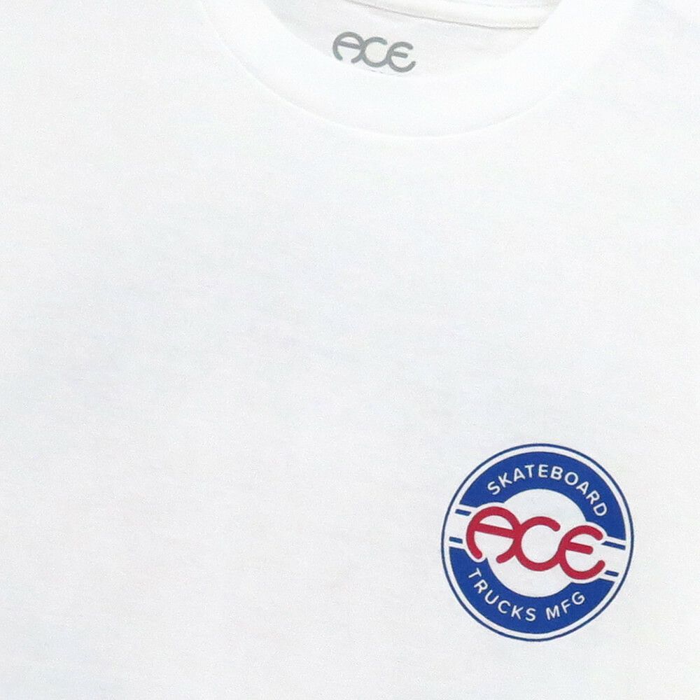  ACE T-SHIRT エース Tシャツ SEAL WHITE スケートボード スケボー 2
