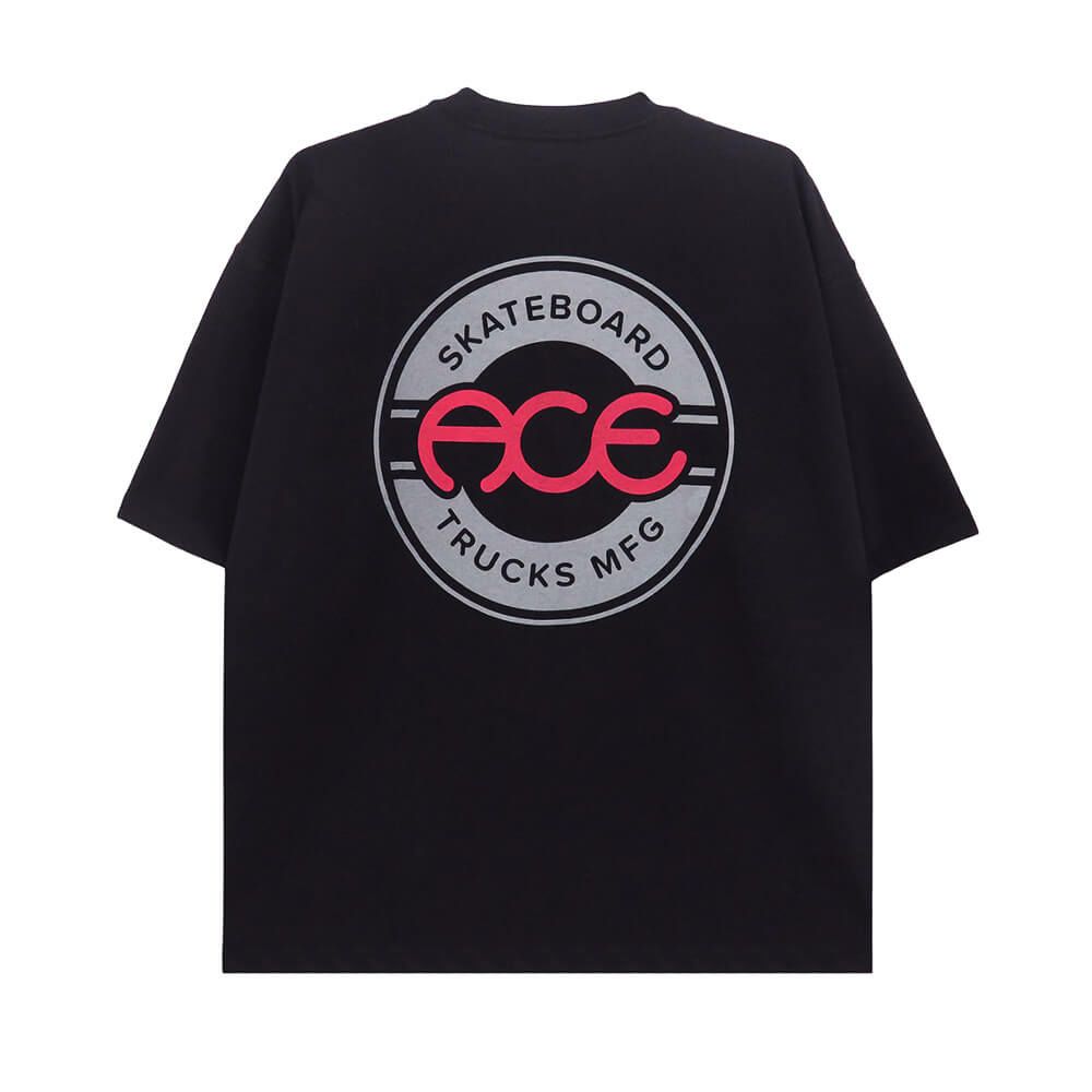 ACE T-SHIRT エース Tシャツ SEAL BLACK スケートボード スケボー 