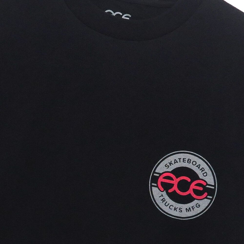ACE T-SHIRT エース Tシャツ SEAL BLACK スケートボード スケボー 2