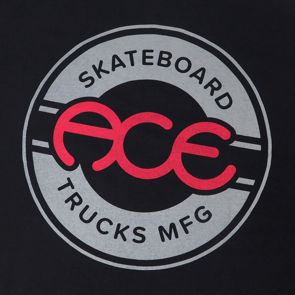 ACE T-SHIRT エース Tシャツ SEAL BLACK スケートボード スケボー 3