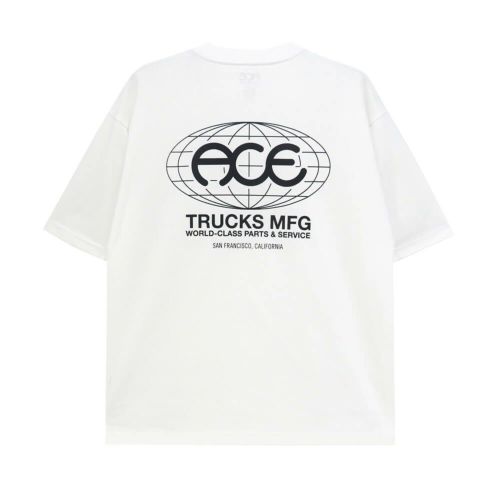 ACE T-SHIRT エース Tシャツ WORLD CLASS WHITE スケートボード スケボー 