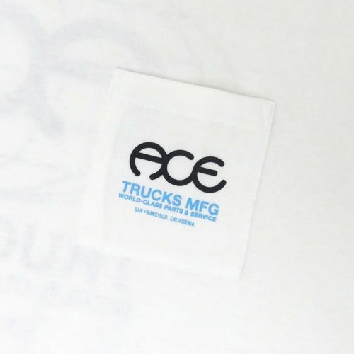 ACE T-SHIRT エース Tシャツ WORLD CLASS WHITE スケートボード スケボー 2