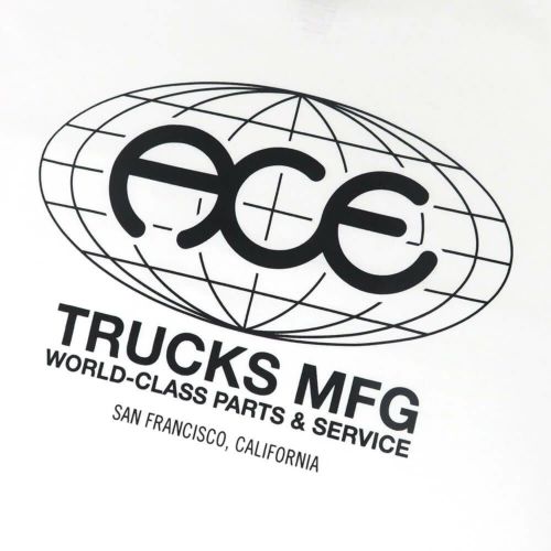ACE T-SHIRT エース Tシャツ WORLD CLASS WHITE スケートボード スケボー 3