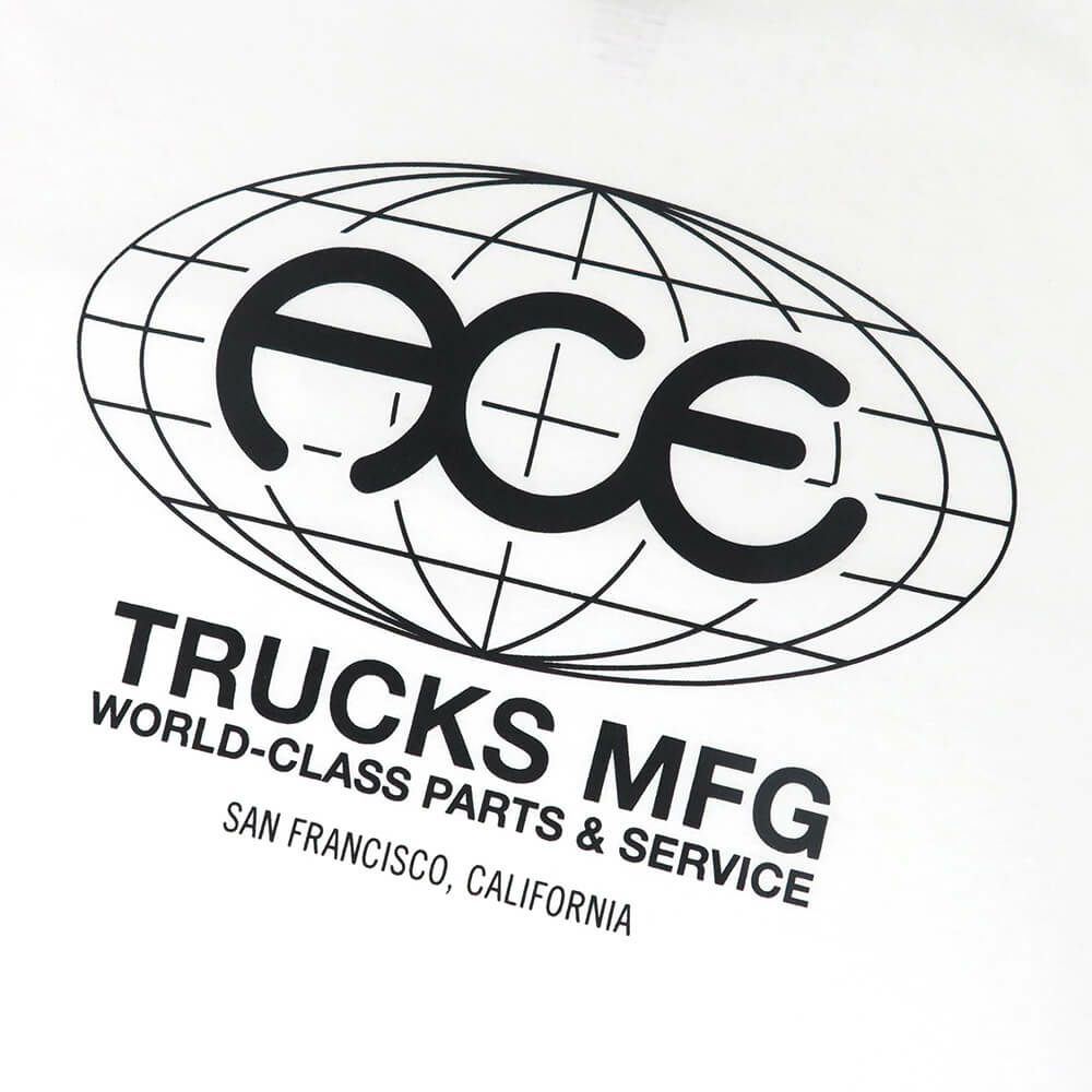 ACE T-SHIRT エース Tシャツ WORLD CLASS WHITE スケートボード スケボー 3