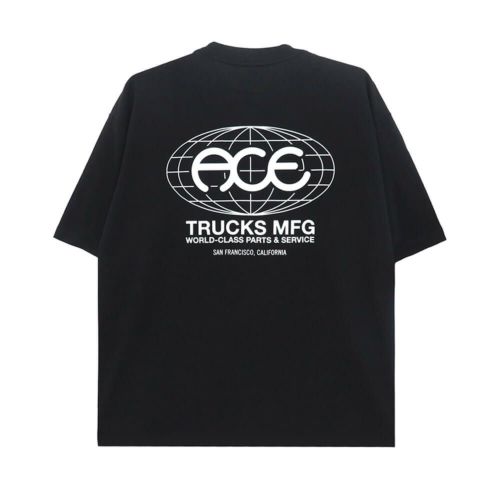 ACE T-SHIRT エース Tシャツ WORLD CLASS BLACK スケートボード スケボー 