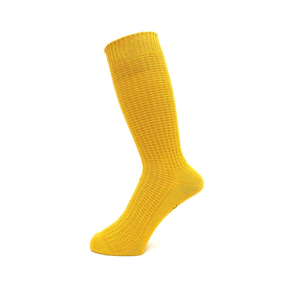 TIGHTBOOTH（TBPR）SOCKS タイトブース ソックス 靴下 WAFFLE MUSTARD スケートボード スケボー 1