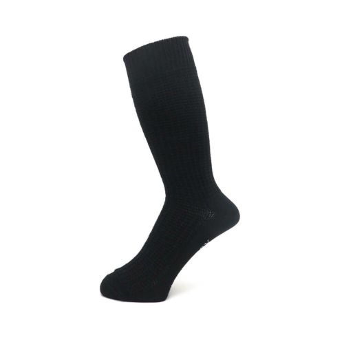 TIGHTBOOTH（TBPR）SOCKS タイトブース ソックス 靴下 WAFFLE BLACK スケートボード スケボー 1