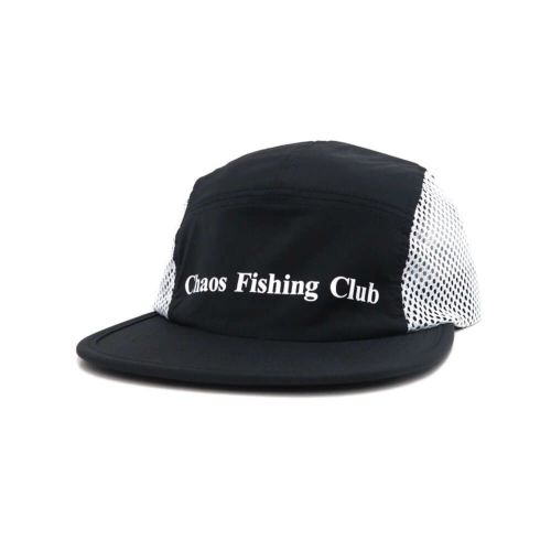 CHAOS FISHING CLUB CAP カオスフィッシングクラブ キャップ LOGO JET CAP 2 BLACK スケートボード スケボー 