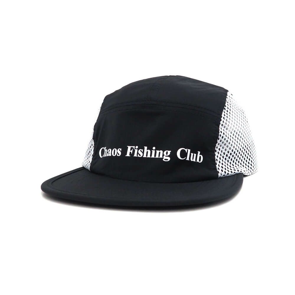 CHAOS FISHING CLUB CAP カオスフィッシングクラブ キャップ LOGO JET CAP 2 BLACK スケートボード スケボー 