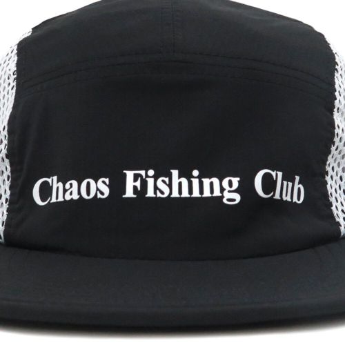 CHAOS FISHING CLUB CAP カオスフィッシングクラブ キャップ LOGO JET CAP 2 BLACK スケートボード スケボー 4