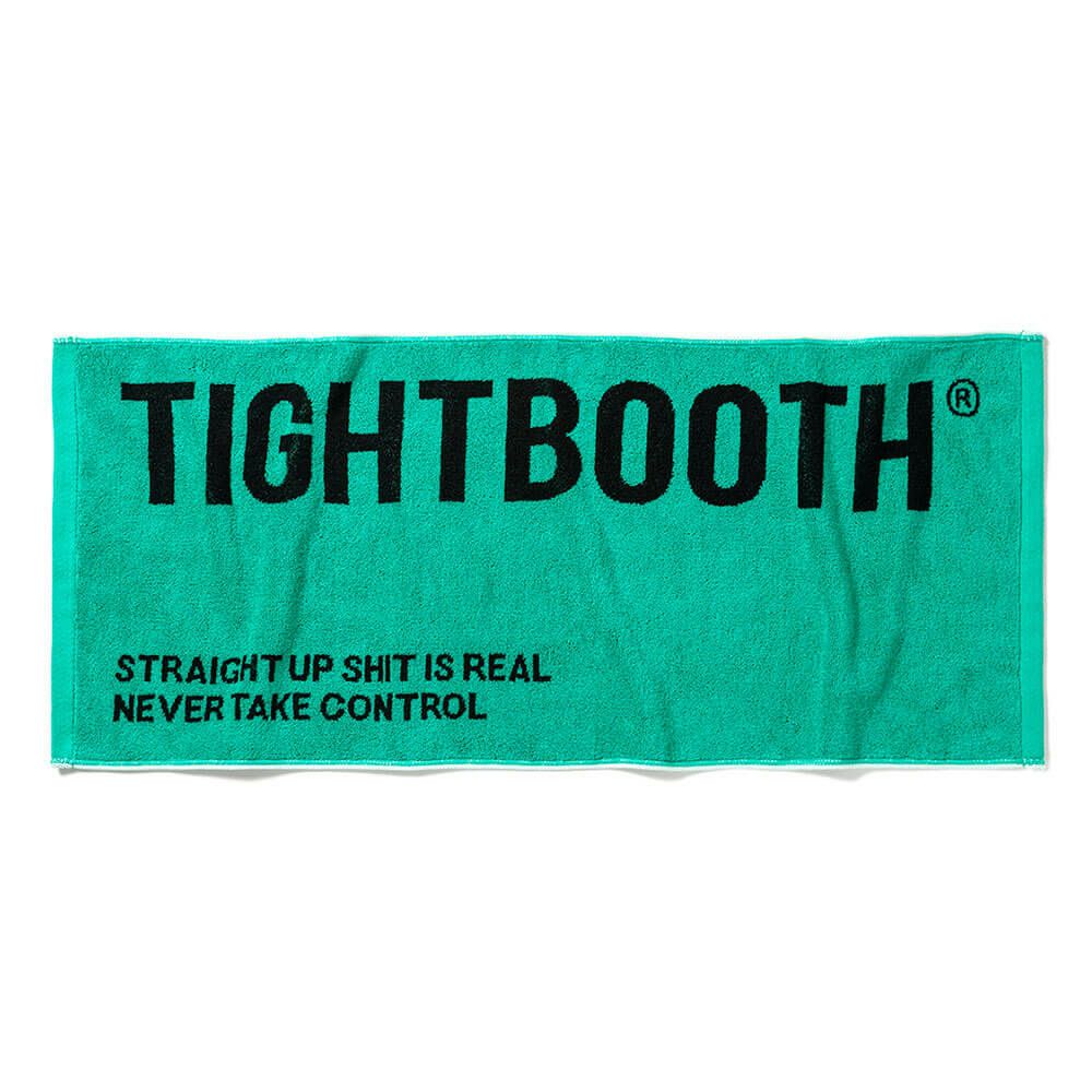 TIGHTBOOTH（TBPR）TOWEL タイトブース タオル LABEL LOGO FACE TOWEL TURQUOISE スケートボード スケボー　1