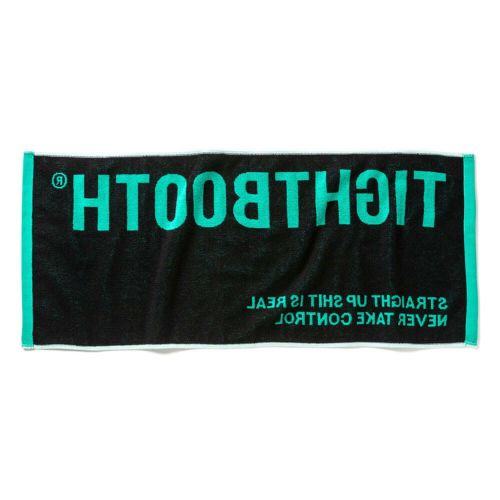 TIGHTBOOTH（TBPR）TOWEL タイトブース タオル LABEL LOGO FACE TOWEL TURQUOISE スケートボード スケボー　2