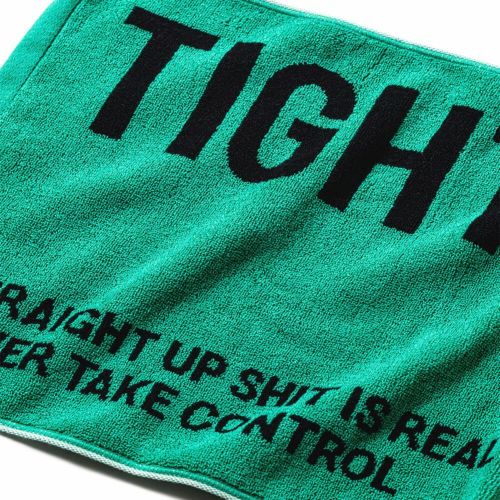 TIGHTBOOTH（TBPR）TOWEL タイトブース タオル LABEL LOGO FACE TOWEL TURQUOISE スケートボード スケボー　3