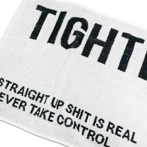 TIGHTBOOTH（TBPR）TOWEL タイトブース タオル LABEL LOGO FACE TOWEL WHITE スケートボード スケボー　3