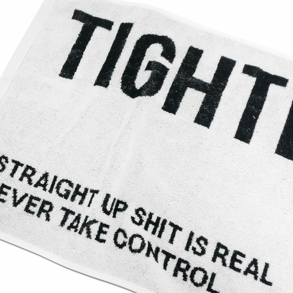 TIGHTBOOTH（TBPR）TOWEL タイトブース タオル LABEL LOGO FACE TOWEL WHITE スケートボード スケボー　3