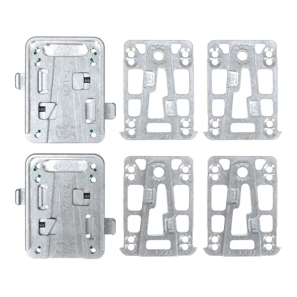 QWIK TRUKS クイックトラックス パーツ QWIK PACK A（1 DECK & 2SET TRUCKS） スケートボード スケボー　3