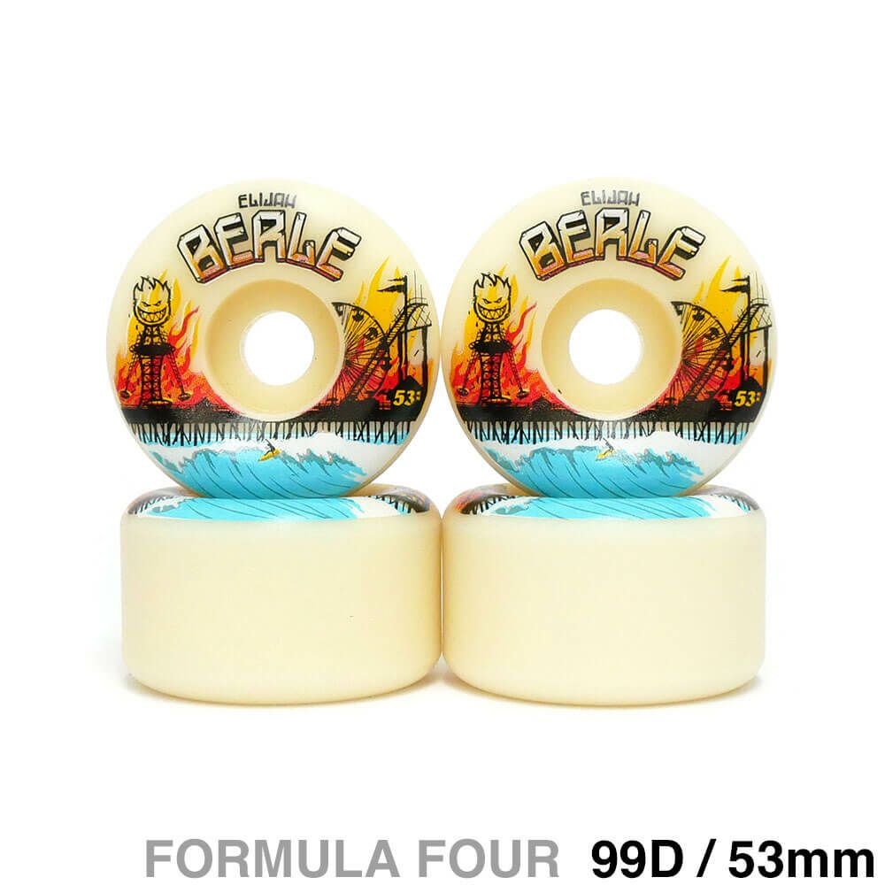 SPITFIRE WHEEL スピットファイヤー ウィール FORMULA FOUR (F4) OG CLASSIC 99D ELIJAH BERLE HEATWAVE 53mm スケートボード スケボー 1