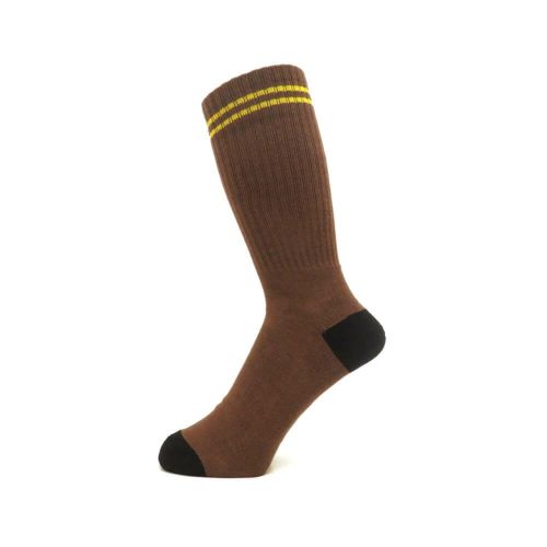SPITFIRE SOCKS スピットファイヤー ソックス 靴下 BIGHEAD BROWN/GOLD スケートボード スケボー 1