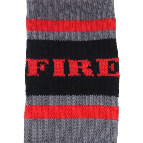 SPITFIRE SOCKS スピットファイヤー ソックス 靴下 CLASSIC 87 BIGHEAD CHARCOAL/RED/BLACK スケートボード スケボー 5