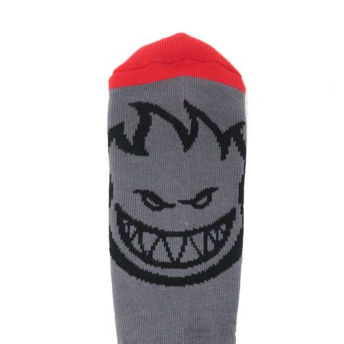 SPITFIRE SOCKS スピットファイヤー ソックス 靴下 CLASSIC 87 BIGHEAD CHARCOAL/RED/BLACK スケートボード スケボー 6