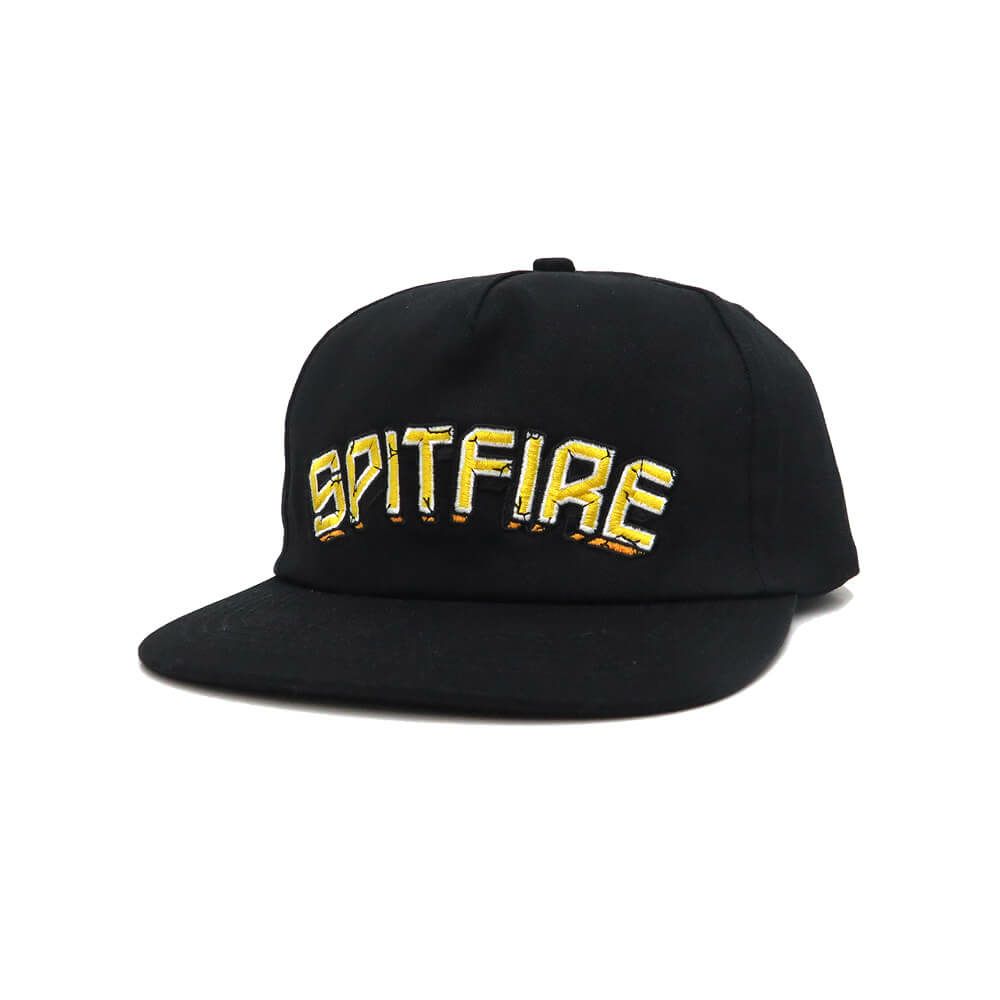 SPITFIRE CAP スピットファイヤー キャップ HEATWAVE SNAPBACK BLACK スケートボード スケボー 