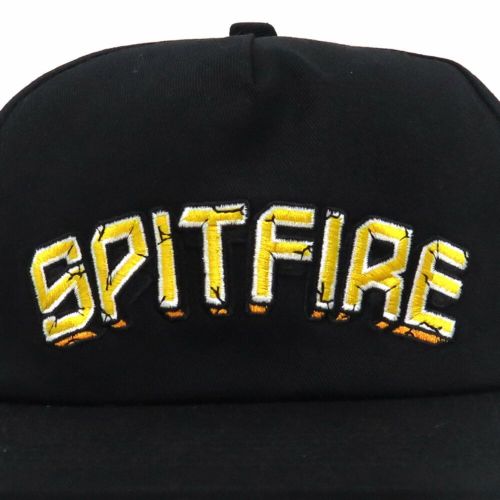 SPITFIRE CAP スピットファイヤー キャップ HEATWAVE SNAPBACK BLACK スケートボード スケボー 4