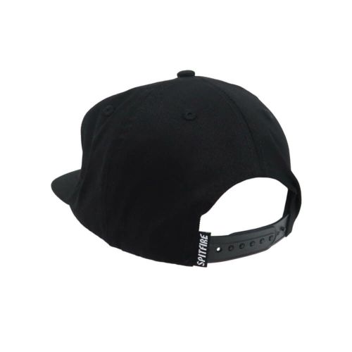 SPITFIRE CAP スピットファイヤー キャップ FLAME SCRIPT SNAPBACK BLACK スケートボード スケボー 2