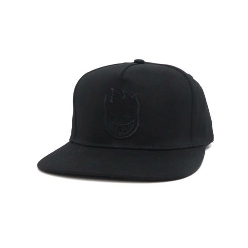 SPITFIRE CAP スピットファイヤー キャップ BIGHEAD SNAPBACK BLACK/BLACK スケートボード スケボー 