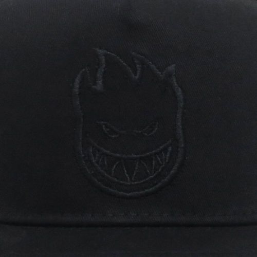 SPITFIRE CAP スピットファイヤー キャップ BIGHEAD SNAPBACK BLACK/BLACK スケートボード スケボー 4