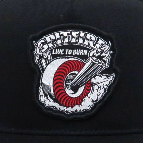 SPITFIRE MESHCAP スピットファイヤー メッシュキャップ BURNOUT TRUCKER SNAPBACK BLACK/WHITE/RED スケートボード スケボー 4