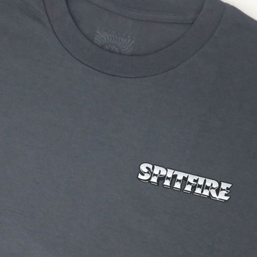 SPITFIRE T-SHIRT スピットファイヤー Tシャツ BURNOUT CHARCOAL スケートボード スケボー 2