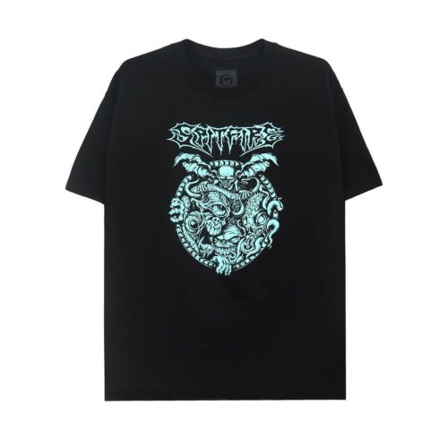 SPITFIRE T-SHIRT スピットファイヤー Tシャツ DEMON GATE GLOW BLACK スケートボード スケボー 