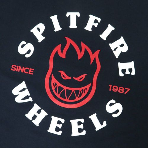 SPITFIRE T-SHIRT スピットファイヤー Tシャツ LIVE TO BURN CLASSIC NAVY スケートボード スケボー 3