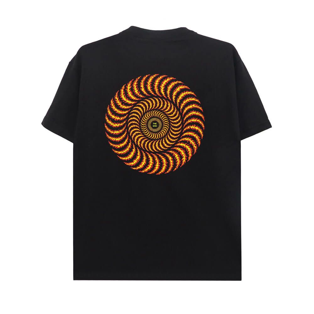 SPITFIRE T-SHIRT スピットファイヤー Tシャツ OG CLASSIC FLAME BLACK スケートボード スケボー 