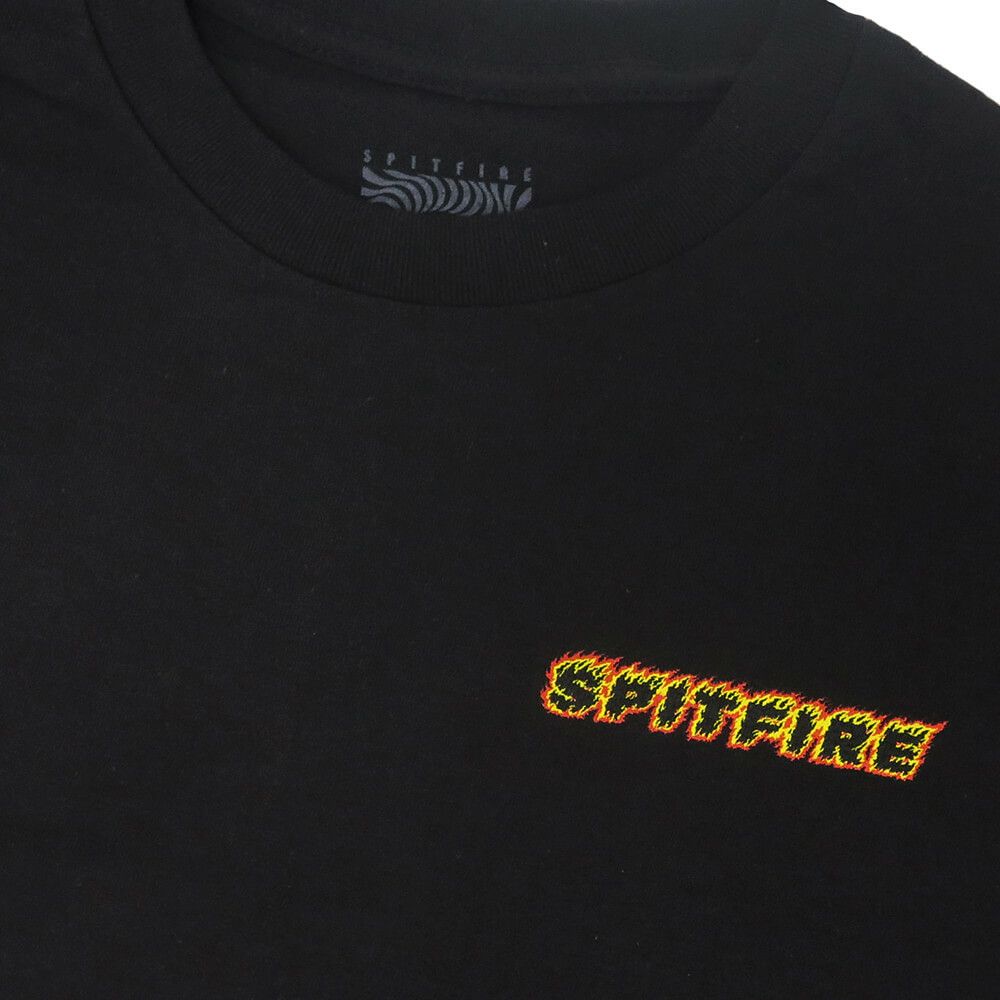 SPITFIRE T-SHIRT スピットファイヤー Tシャツ OG CLASSIC FLAME BLACK スケートボード スケボー 2