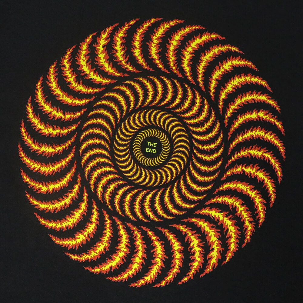 SPITFIRE T-SHIRT スピットファイヤー Tシャツ OG CLASSIC FLAME BLACK スケートボード スケボー 3