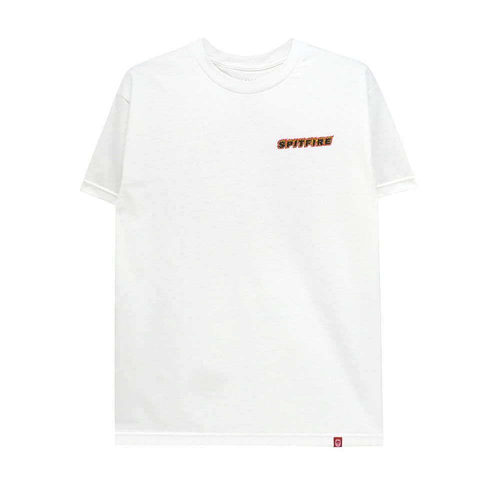  SPITFIRE T-SHIRT スピットファイヤー Tシャツ OG CLASSIC FLAME WHITE スケートボード スケボー 1