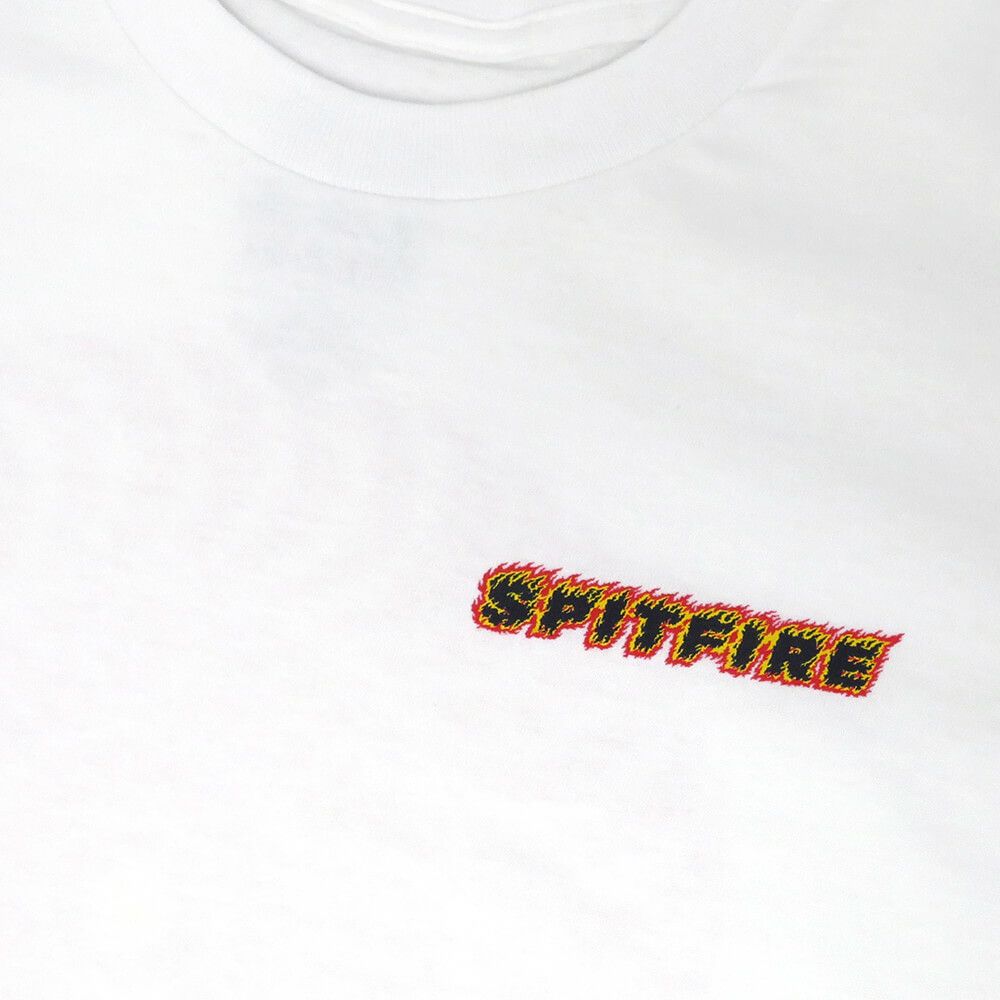  SPITFIRE T-SHIRT スピットファイヤー Tシャツ OG CLASSIC FLAME WHITE スケートボード スケボー 2