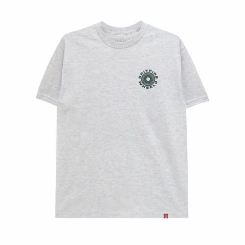 SPITFIRE T-SHIRT スピットファイヤー Tシャツ CLASSIC 87 SWIRL FILL ASH/GREEN スケートボード スケボー 1