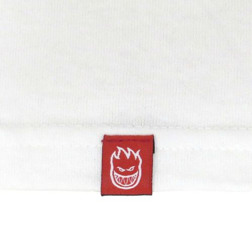 SPITFIRE T-SHIRT スピットファイヤー Tシャツ CLASSIC 87 SWIRL FILL WHITE/BLACK スケートボード スケボー 4