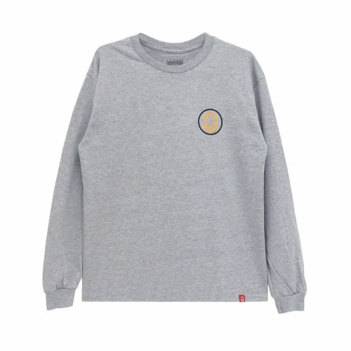 SPITFIRE LONG SLEEVE スピットファイヤー ロングスリーブTシャツ CLASSIC SWIRL OVERLAY GREY スケートボード スケボー 1