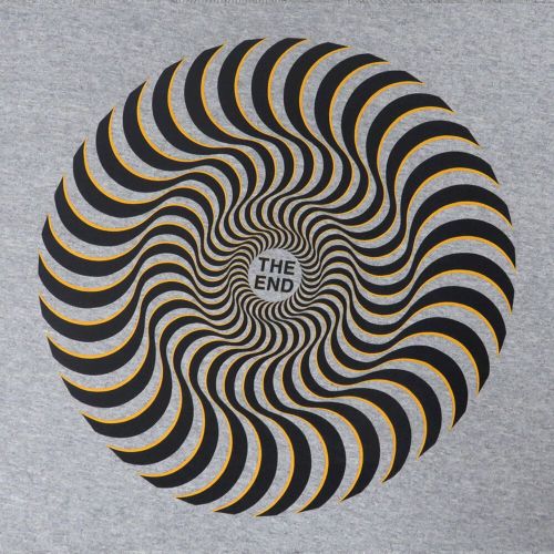 SPITFIRE LONG SLEEVE スピットファイヤー ロングスリーブTシャツ CLASSIC SWIRL OVERLAY GREY スケートボード スケボー 3