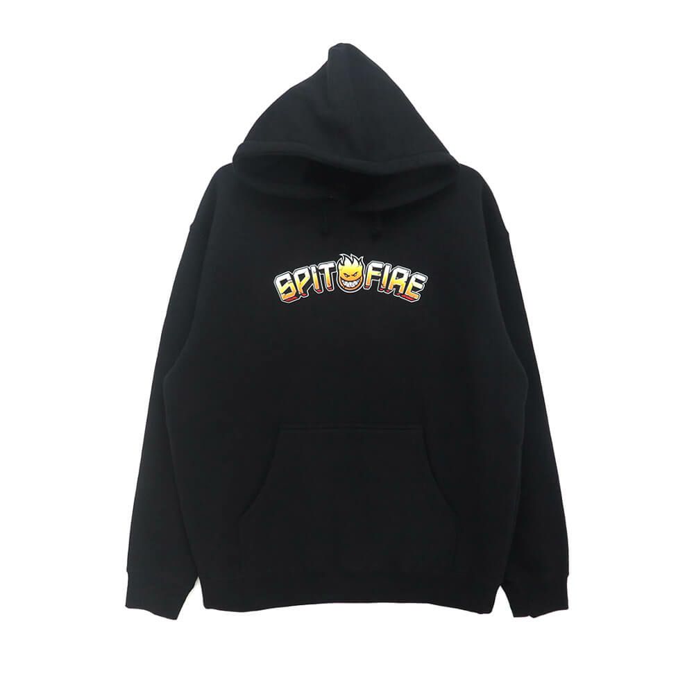 SPITFIRE HOOD スピットファイヤー パーカー HEATWAVE BLACK スケートボード スケボー 