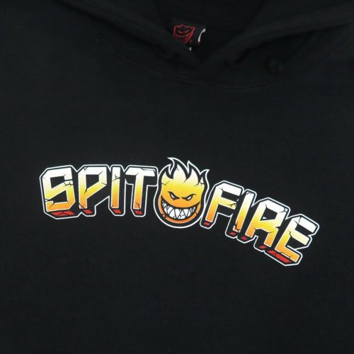SPITFIRE HOOD スピットファイヤー パーカー HEATWAVE BLACK スケートボード スケボー 1