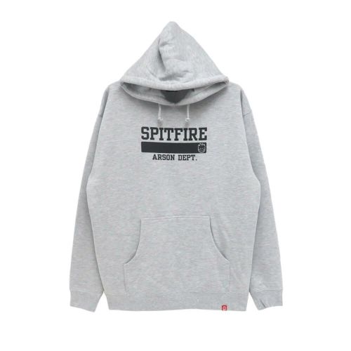 SPITFIRE HOOD スピットファイヤー パーカー ARSON DEPT GREY スケートボード スケボー 