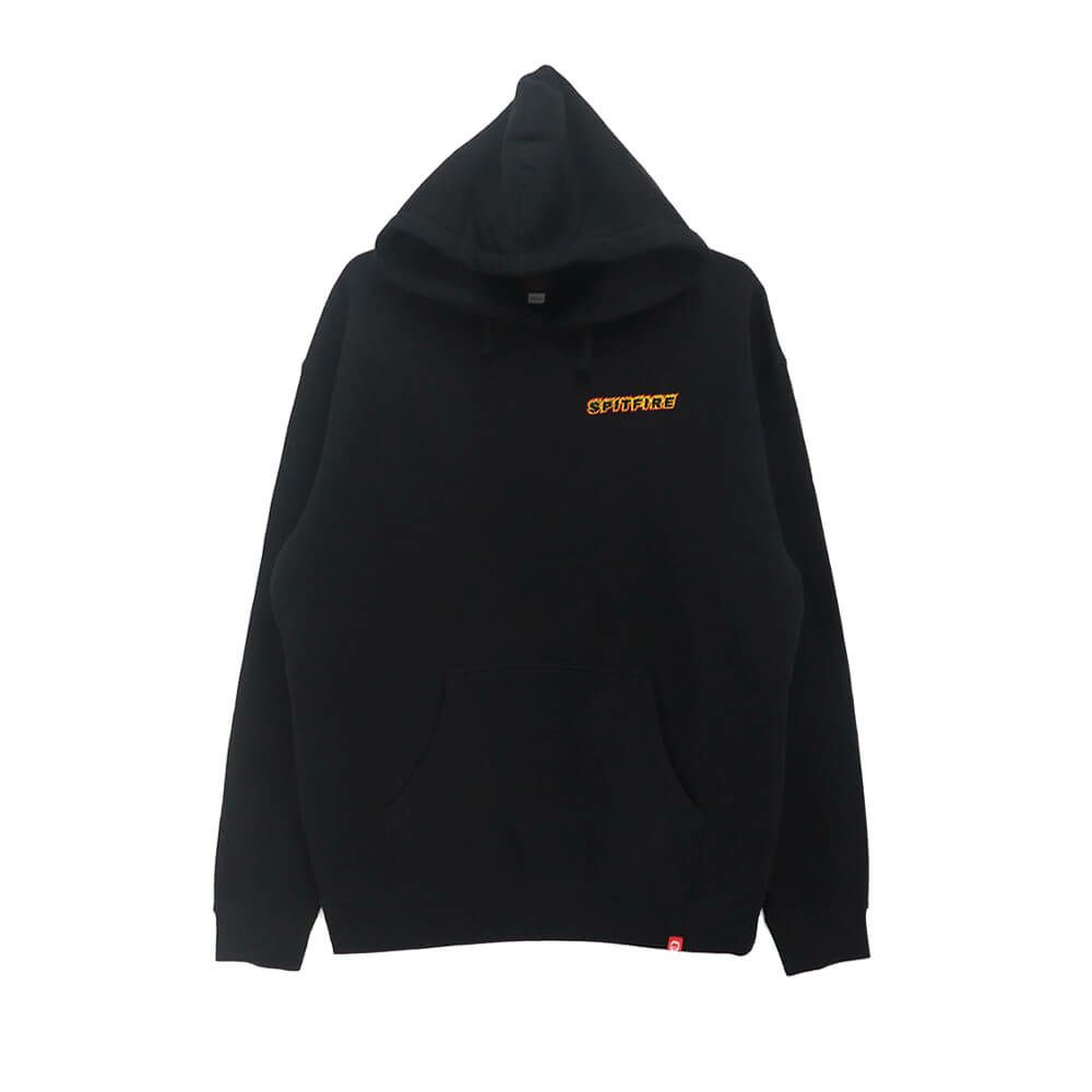 SPITFIRE HOOD スピットファイヤー パーカー OG CLASSIC FLAME BLACK スケートボード スケボー 1