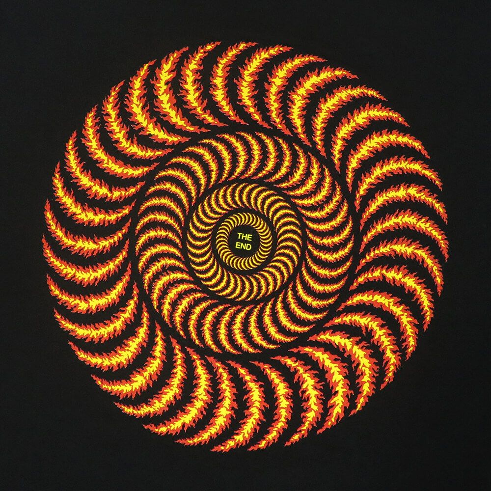 SPITFIRE HOOD スピットファイヤー パーカー OG CLASSIC FLAME BLACK スケートボード スケ3