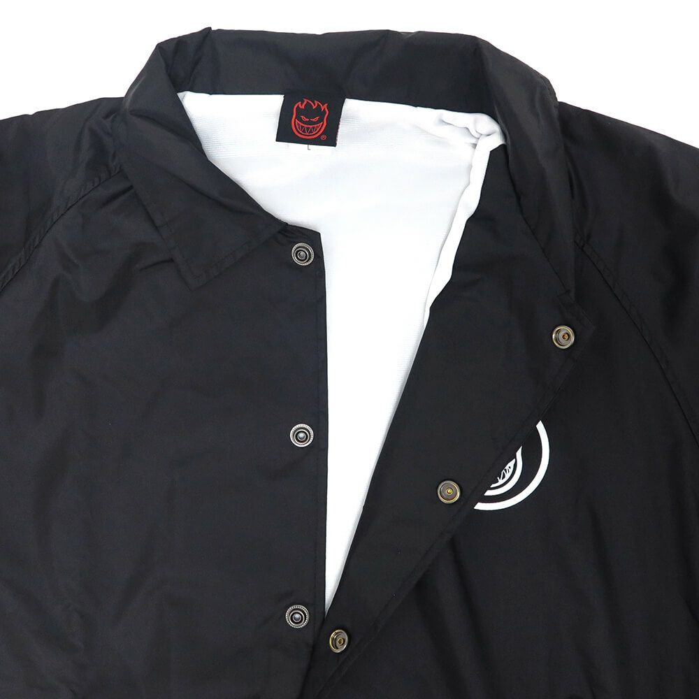 SPITFIRE JACKET スピットファイヤー ジャケット ARSON DEPT BIGHEAD WINDBREAKER BLACK/WHITE スケートボード スケボー 3