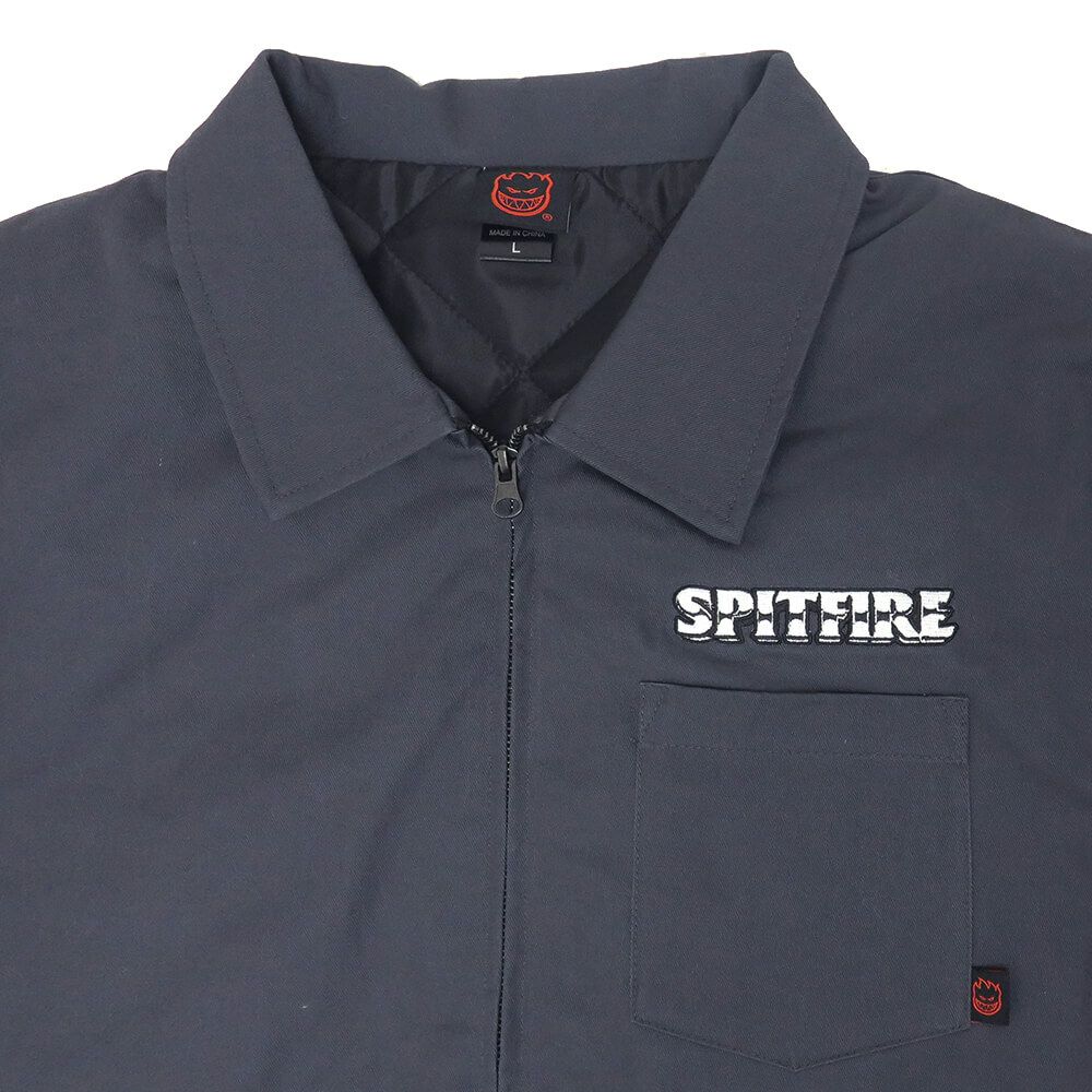 SPITFIRE JACKET スピットファイヤー ジャケット BURNOUT CHARCOAL スケートボード スケボー 2