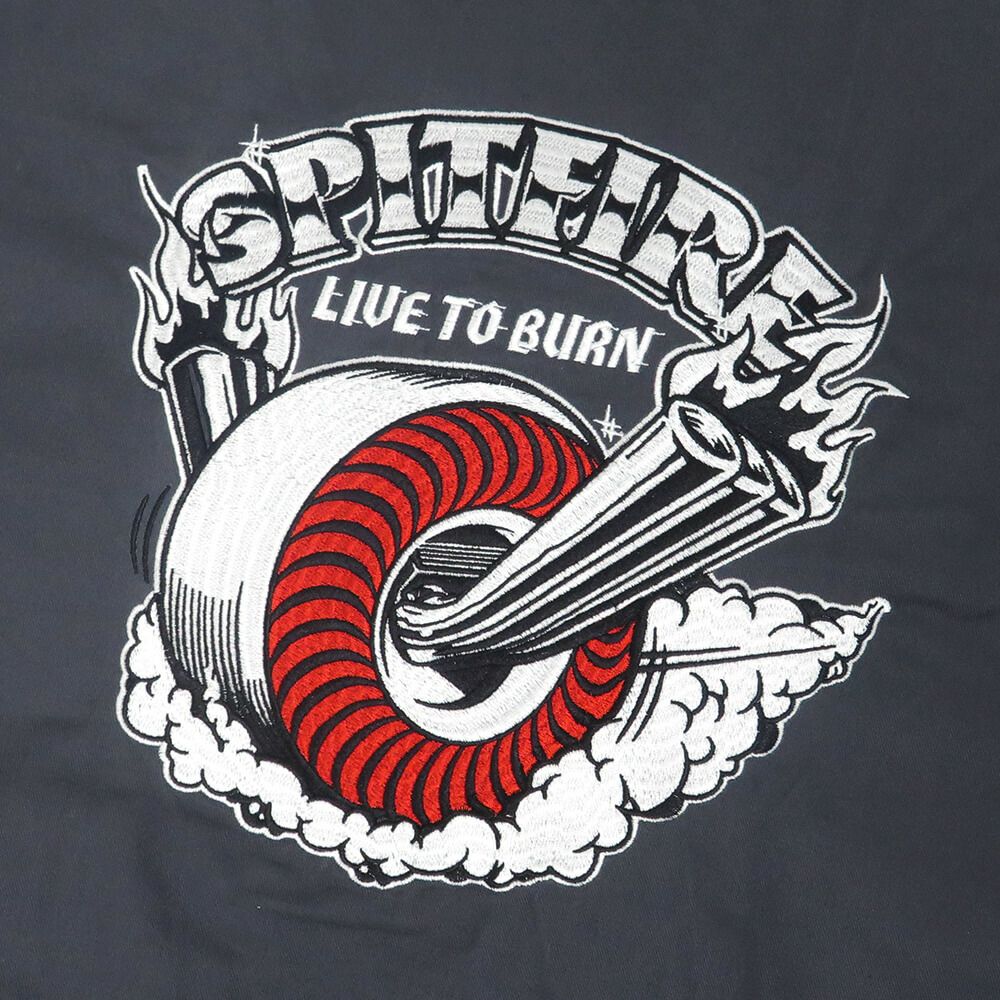 SPITFIRE JACKET スピットファイヤー ジャケット BURNOUT CHARCOAL スケートボード スケボー 6